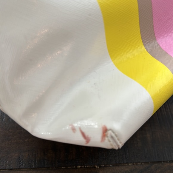 Kate Spade Cedar Street multi striped maise satchel. - Picture 9 of 10